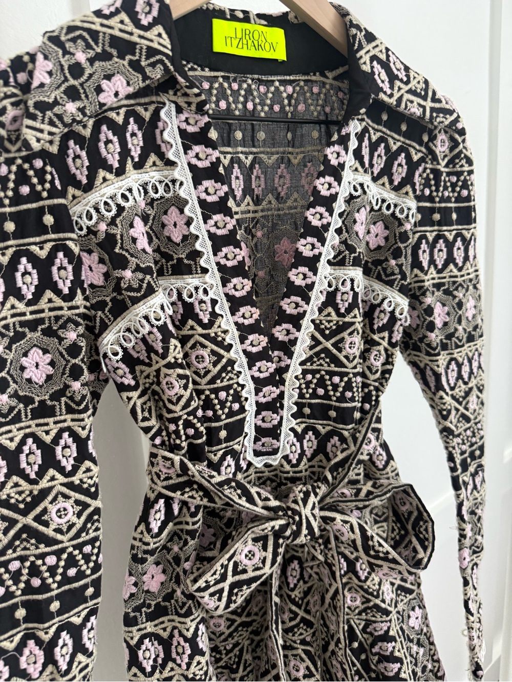 Liron Itzhakov Simona Long Sleeve Mini Dress - Picture 4 of 6
